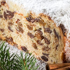 Rosinen-Schoko Stollen